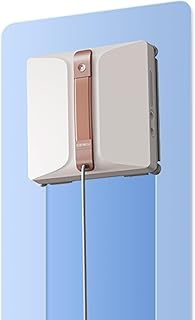 Fensterputzroboter, intelligente Fensterscheiben Reinigung mit Vier Seitenbrausen Reinigungsplanung, 7000 PA, Randerkennungstechnologie für Innen- und Außenfenster, mit 110 ML Tank (W3)