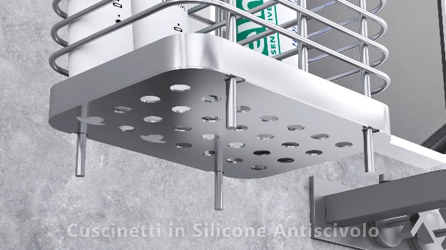 Luxspire Portaspazzolini 4 Slot In Acciaio Inox Nero Opaco Con Base Assorbente In Terra Di Diatomee - Organizer Da Bagno