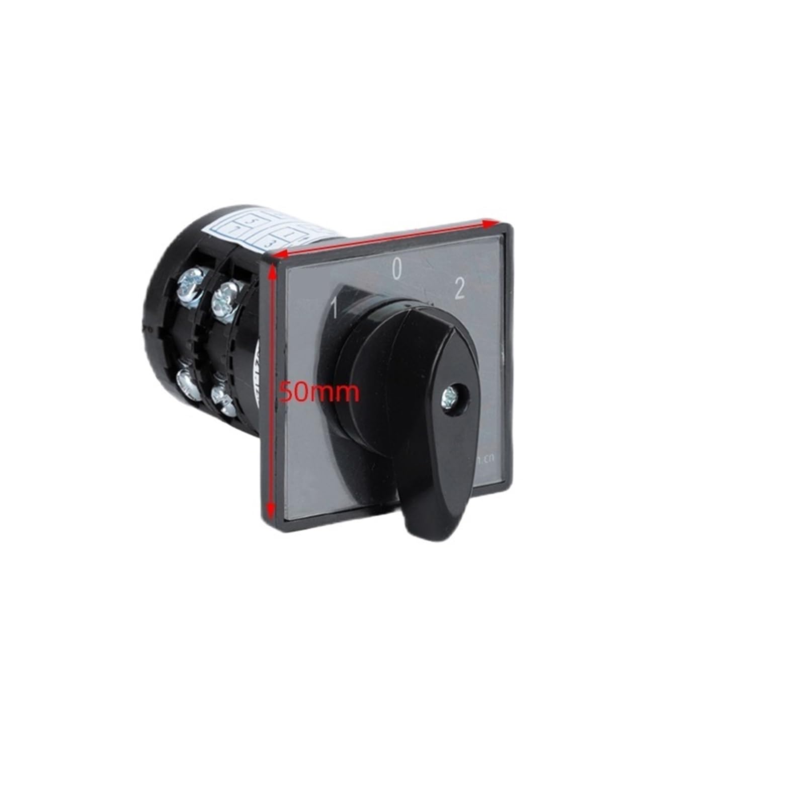 ZDVHOMCB HZ5B-20A Series Rotary Cam Switch Multi Positions Changeover Selector Silver 1-4 Poles(2P-102)