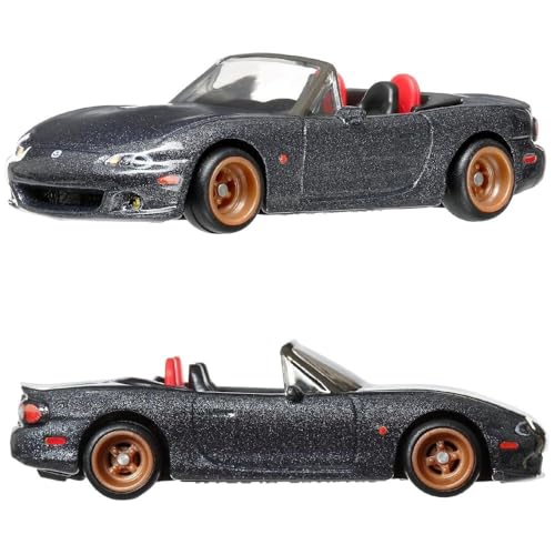 Hot Wheels Premium 2-Pack '04 Mazda Miata y RX7 miniatura 2
