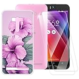 asus zenfone selfie 4 zb553kl Protezione in vetro temperato: le pellicole protettive possono resistere efficacemente a graffi e urti, display ad alta definizione, reattivi in uso. La trasparenza HD al 99,99% non disturba in alcun modo le immagini della fotocamera frontale in modo che non interferisca con Face ID. Il vetro temperato è progettato per essere leggermente più piccolo dello schermo reale, fornendo la giusta compatibilità e compatibilità per le custodie del telefono.