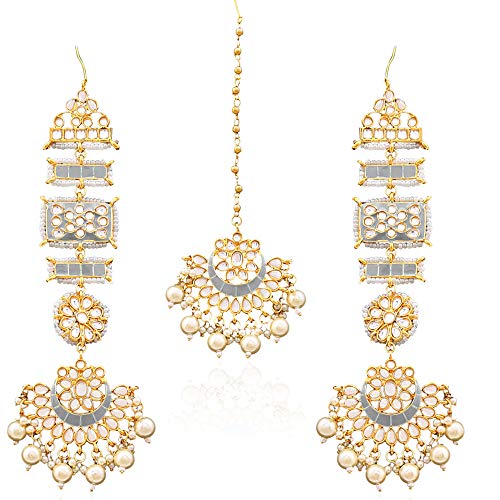 Finekraft Parure de bijoux Kundan Cover