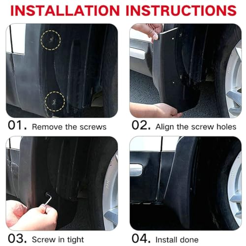 Image of 4Pcs /Set Car SUV Mud Flaps Splash Guards Mudguard Fit for Fender Hyundai Santa Fe Sport 2013 2014 2015 2016 2017 2018