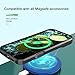Clear Magnetic Case for iPhone 17 with Slide Camera Cover, Fit for MagSafe, Never Yellowing, Camera Protection, Shockproof Transparent Acrylic Back Soft Silicone Edge Mag-Safe Wireless Charging Cover