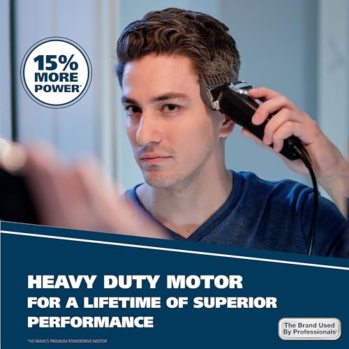 Image of Wahl USA Elite Pro High-Performance Corded Home Haircut & Grooming Kit for Men - Electric Hair Clipper - Model 3029684