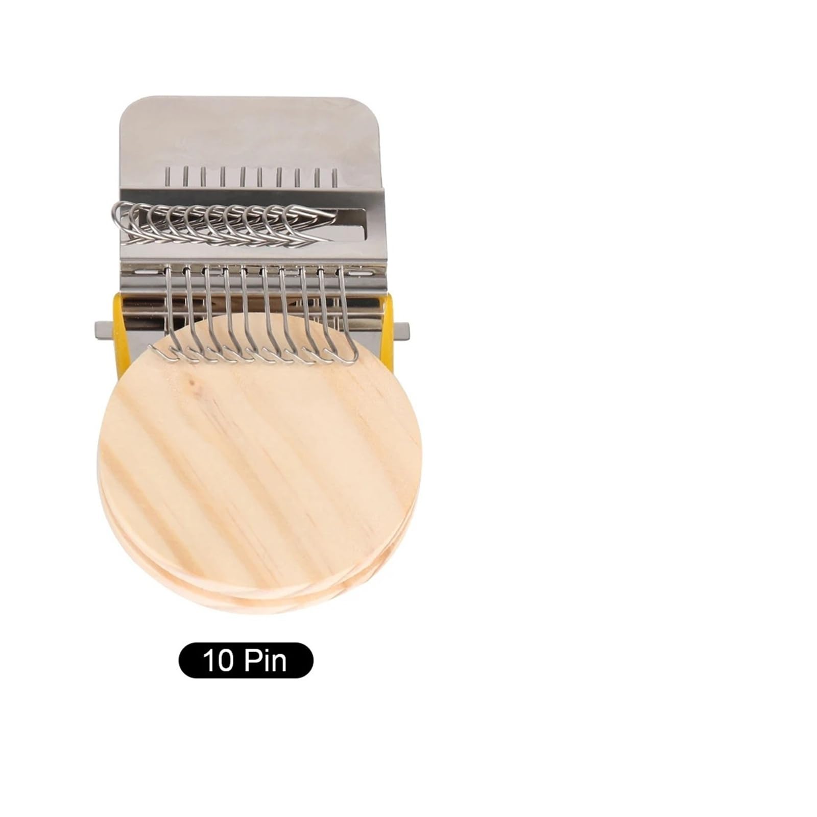 Type Darning Loom, drewniane narzędzie do tkania skarpet dżinsowych, zestaw "zrób to sam" (10 pinów)