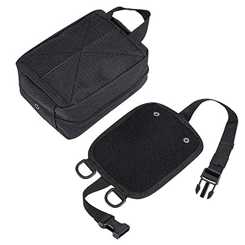 Haafoo Medical Molle Pouch Tactical - 1000D Nylon First Aid Pouch, Big Capacity Emt Pouch Utility, Heavy Duty Military Grade Rip-Away Ifak Pouch For Home And Outdoor Activities（Bag Only #TOP3