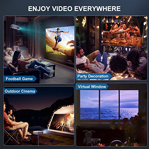 FUDONI Projector Native 1080P 14000L 4K Supported P1 の商品画像 6