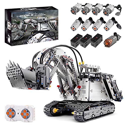 Mould Technik Raupen Bagger, Mould 13130, Terex RH400 Bauset Modell mit Motors und Ferngesteuert, Groß MOC…