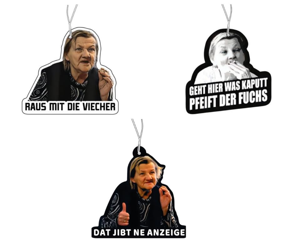 3er Set Karin Ritter Duftbaum Auto, Auto Lufterfrischer, Car Air Freshener, Duftanhänger Auto, Auto Tuning, Auto Duftspender