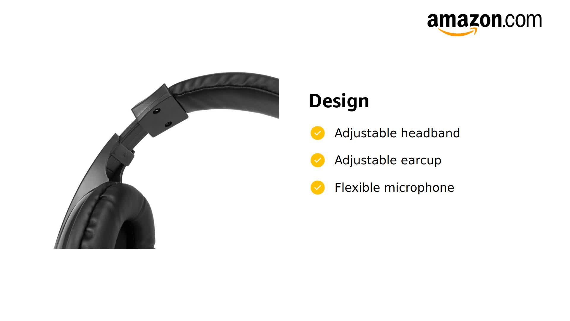 Amazon.com: Adesso Xtream H5 - Multimedia Headset Microphone