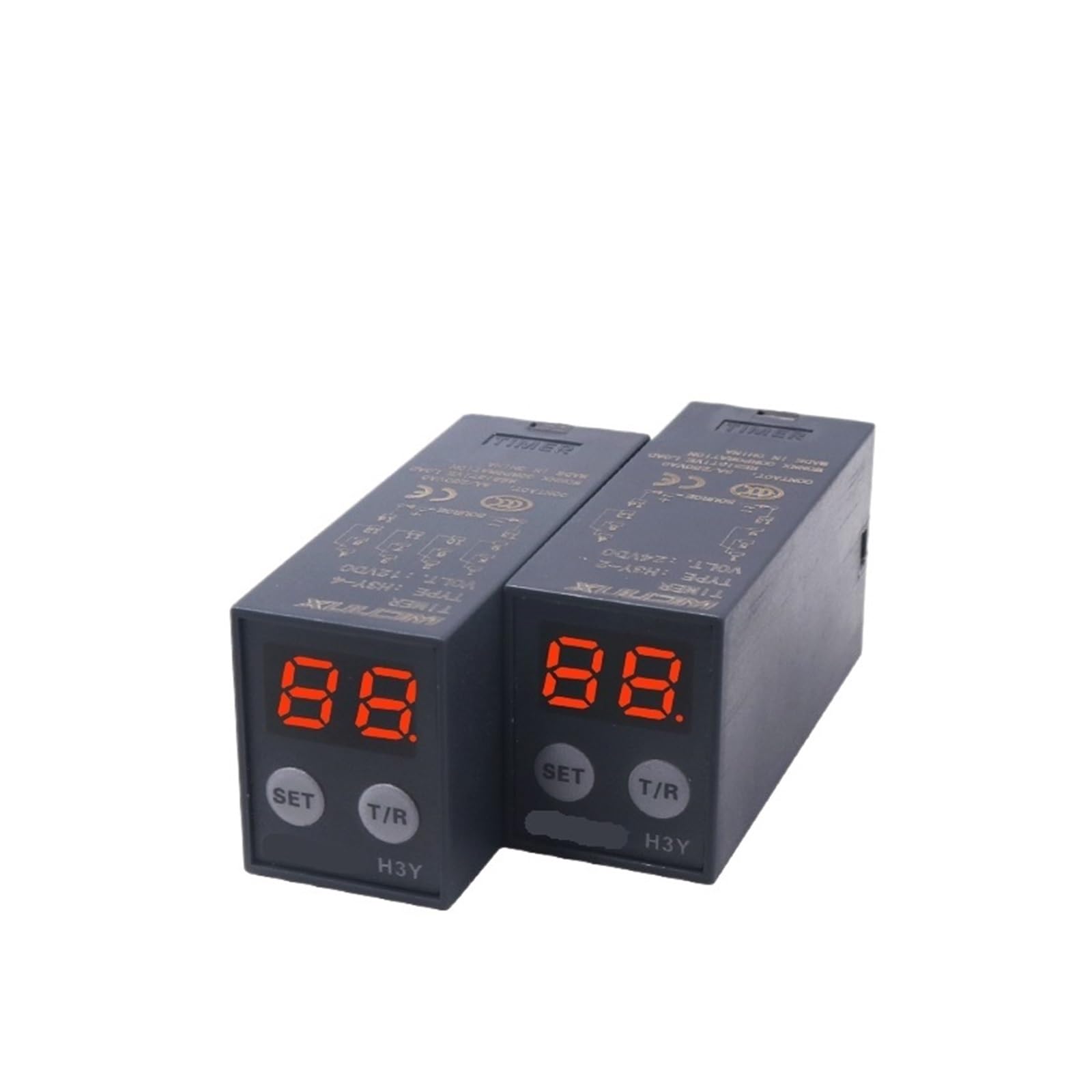 Relais temporisé H3Y-2 12V miniature avec affichage numérique de cycle - 5