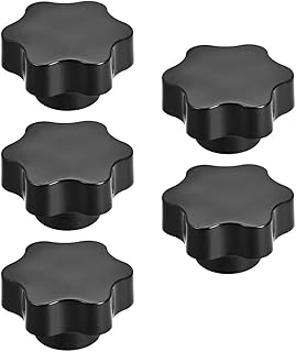 Tool parts Clamping Handle Screw Knobs Handle M10 Threaded Star-Shape 5 Pcs