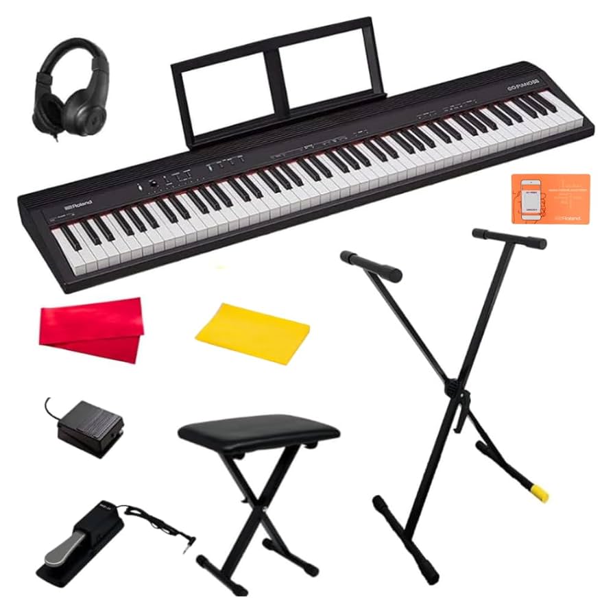 Roland ローランド/GO-88P(GO:PIANO88)アクセサリーセット Amazon | Roland GO-88P セミウェイト 88鍵盤 Xスタンド