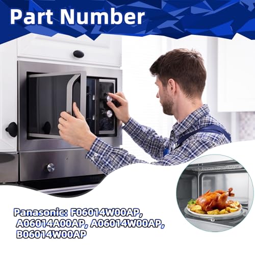 Image of 15 inch Microwave Glass Plate compatible with Panasonic B06014W00AP replacement for 15 inch Microwave Glass Turntable F06014W00AP A06014A00AP A06014W00AP