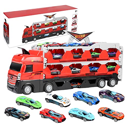 トレーラートラック モデルミニカー　2点セット ミニカーショップ ケンボックス その他日野プラッツ プロフィア
