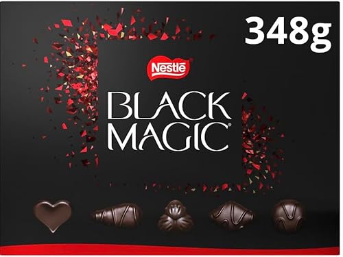Black Magic Dark Chocolate Assortment Gift Box, 348g | Nestle Dark Chocolate ideal for Easter,Mother Days, Christmas, Birthday, Festival