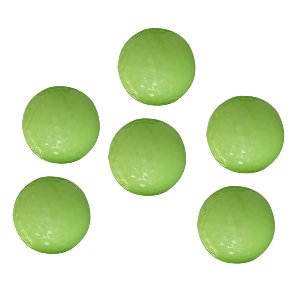 CORHAD 6Pcs Luminous Night Plaything Balls for Outdoor Fun Creative Fluorescent Design for Training and Nighttime Play