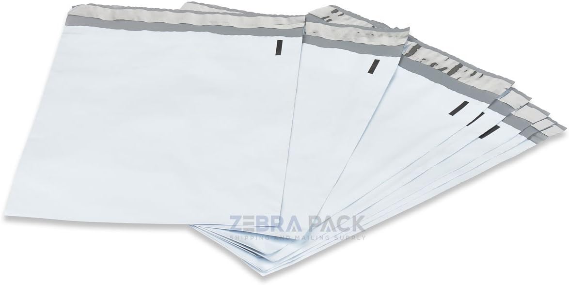 1000 pcs 9x12 White Poly Mailers Envelopes Bags by