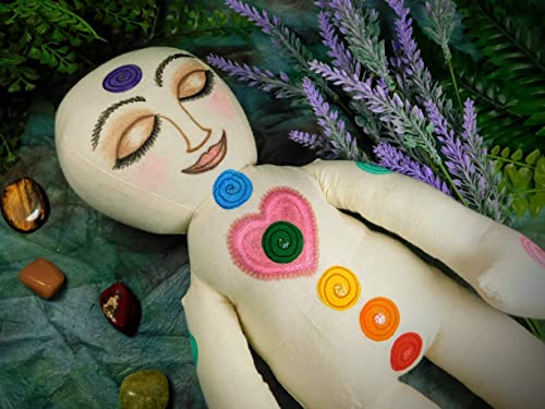 Reiki-Doll-Remote-Energy-Healing-Doll-With-Colorful-Chakras-Hand-Painted-Chakra-Healing-Doll-Soft-Cotton-Muslin-Chakra-Doll-Gift Reiki Doll Remote Energy Healing Doll With Colorful Chakras Hand Painted Chakra Healing Doll Soft Cotton Muslin Chakra Doll Gift