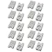 Aexit M6 19mmx11mm Home Hardware Iron Zinc Plated Extruded U Nut Clip 20pcs Model:59as271qo455