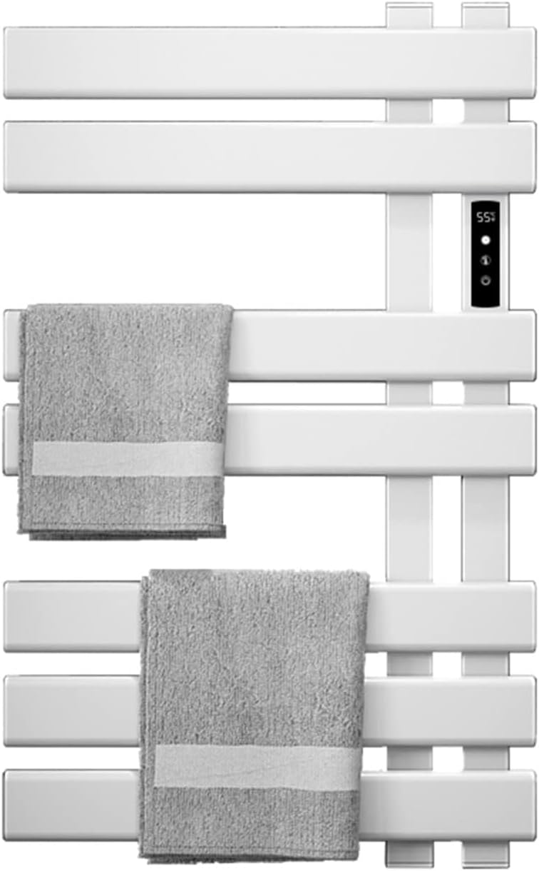 Towel Warmer/Heated Towel Rack Radiator, Wall-Mounted Heated Rail Bathroom Ladder Bar for Bathroom-Hardwired(Hardwired)