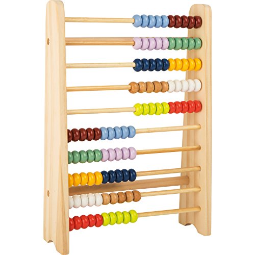 Boulier didactique et pied de calcul en bois FSC enfants Small Foot 11326 aide scolaire