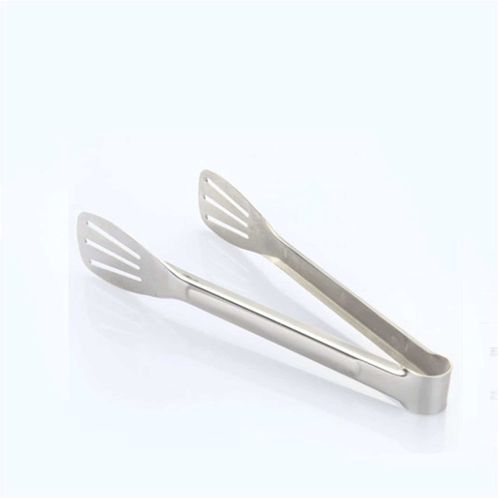 Szczypce Kitchen Tong, do smażenia, gotowania, chleb do grillowania, rozmiar: 29 cm, bezpieczny i trwały, odporność na wysoką temperaturę (srebro)