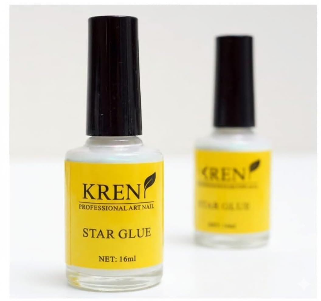 Star Glue,Nail Art Glue, for Foil Sticker Nail Transfer Tips Decorations Adhesive White 16 ML/Bottles-picture-38
