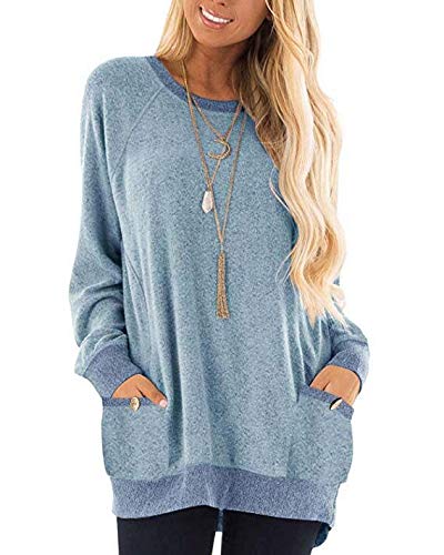 Voopptaw Tunique confortable pour femme col rond Cover