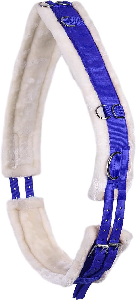 Countrypride HORSE LUNGING ROLLER LUNGING GIRTH FOR HORSE TRAINING SCHOOLING ROYAL BLUE SIZE SHET-FULL (Shetland)