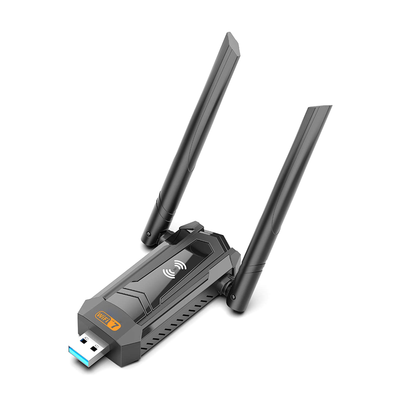 Adaptateur USB 3.0 WiFi, adaptateur réseau sans fil 3 bandes WiFi 7 2,4 G/5 G/6 G pour PC de bureau