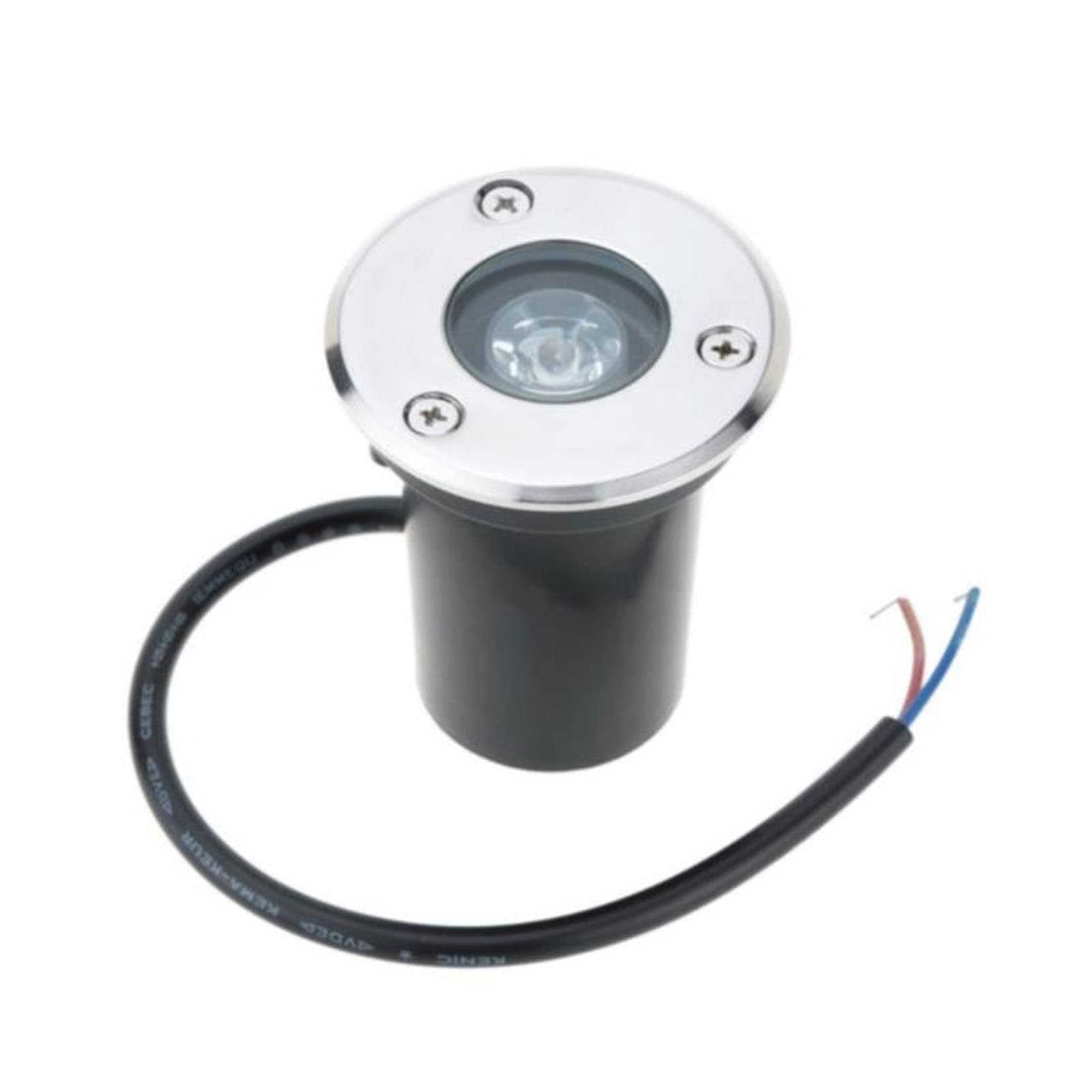 Lumière souterraine étanche IP66 spot LED 1W encastrable rond haute résistance extérieur