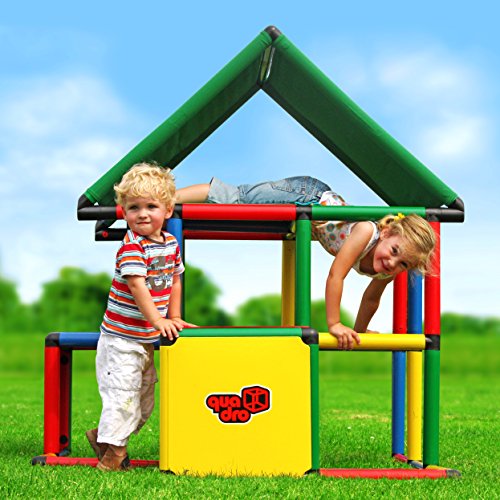 Quadro Junior – Modulares Klettergerüst und Spielbaukasten für Kinder, 299 Teile, ab 2 Jahren, UV-stabil, Indoor/Outdoor, Made in Germany