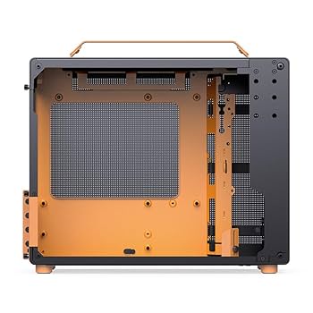 Amazon.co.jp: PCケース M-ATX ケース JONSPLUS Z20 (オレンジ