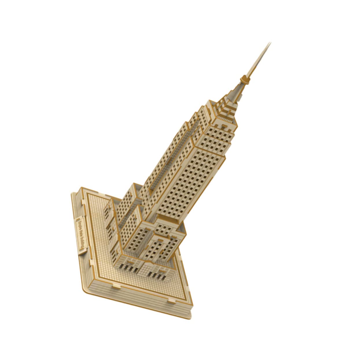 Hemobllo Puzzle 3D en Bois Éducatif pour Garçon et Filles Modèle de Bâtiment Célèbre Taille Unique Puzzle Manuel Créatif Développement Dextérité Jeu Éducatif Présent Garçon Fille