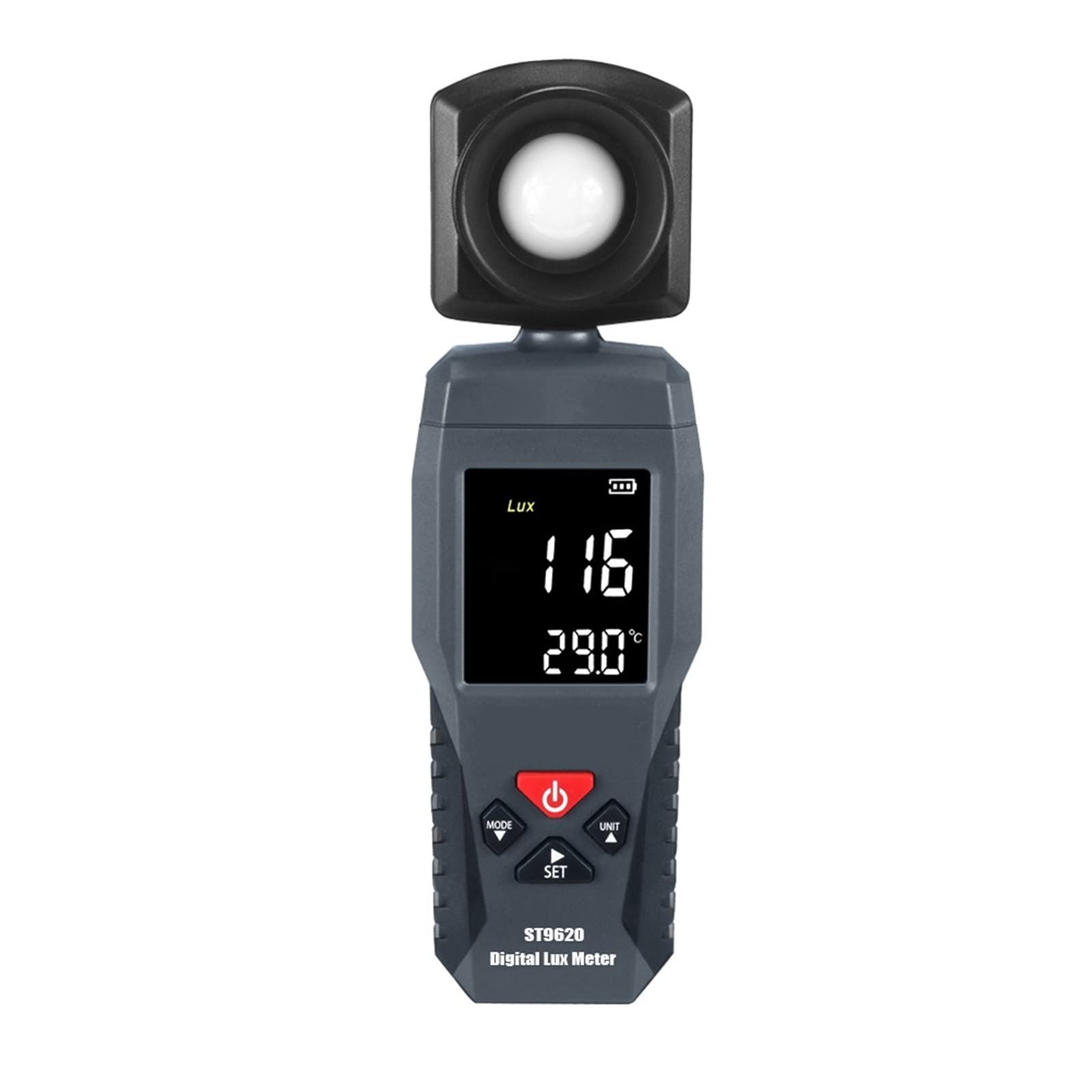 CUDTAPI Portable Digital High Precision Digital Photometer Light Tester Photography Spectrometer Portable Brightness Detector 1-200,000 Luxmeter LCD Display(ST9620)