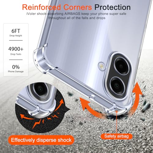 Image of Lustree Back Cover Transparent Case Compatible with Samsung Galaxy M17E / A07 /M07 | Clear + TPU Case with 4 Corner Air Cushion Protection & Camera Protection | Slim& Stylus Cover
