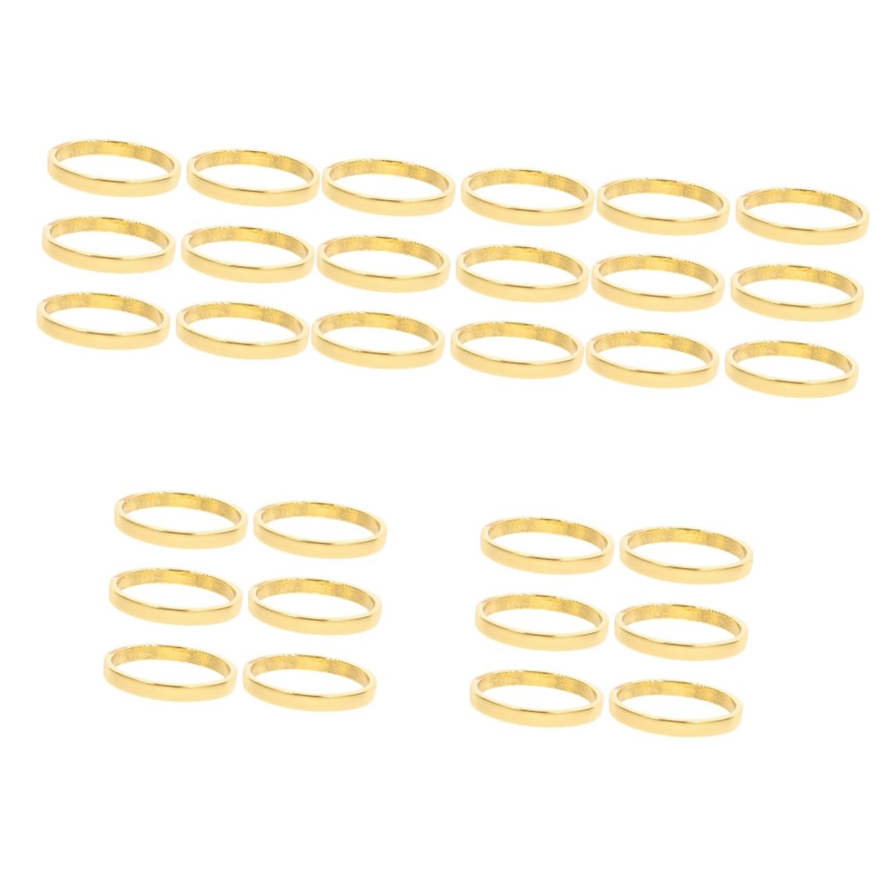 TOPBATHY Lot De 5 Porte-Serviettes Décoratifs en Métal Élégants pour Les Fêtes Les Mariages Et Noël Lot De 6 Pièces X 5