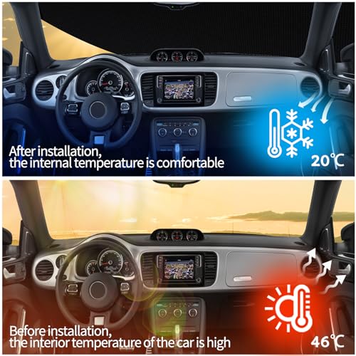 Image of 6 Layers SUV Car Cover Waterproof All Weather Outdoor Full Car Cover UV Protection with Reflective Straps Elastic Bands Zipper Fit for SUV Length 185 to 194inch, Black