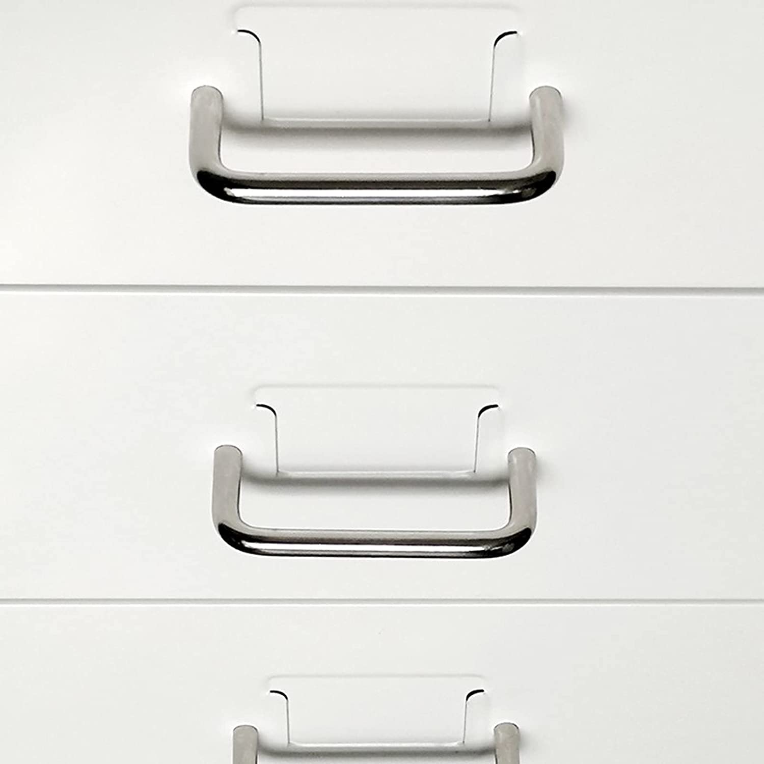 Cassettiera sicura in metallo con 5 cassetti con serratura per archiviazione di casa e ufficio ed elegante soluzione di archiviazione per documenti e forniture, colore grigio