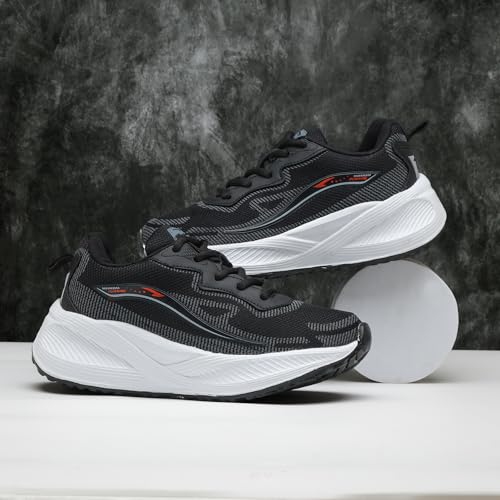 Image of ASIAN Kid's VAYU-01 Sports Running,Walking,Outdoor Shoes with Eva Sole Extra Jump Casual Sneaker Shoes for Boy's Light Grey,UK 3