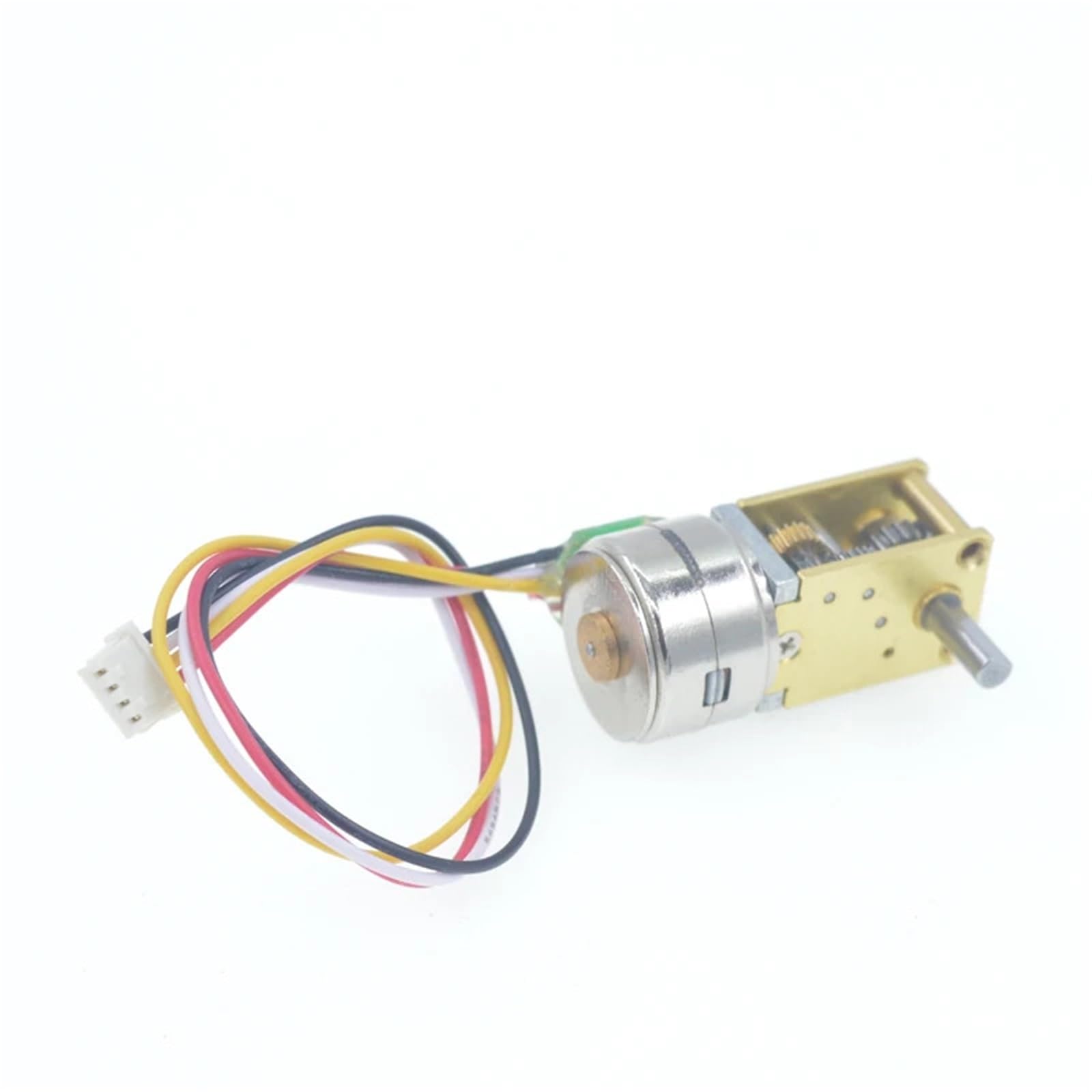 Motore passo-passo brushless con ingranaggio a vite senza fine 1218-15BY Ingranaggio interamente in metallo a 2 fasi a 4 fili con micromotore 5V antipolvere