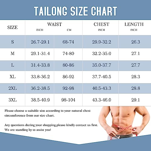 Tailong Gynecomastia Compression Shirts For Men Shapewear Body Shaper Slimming Undershirt Short Sleeve Tank Tops (As1, Alpha, L, Regular, Regular, Black) #TOP5