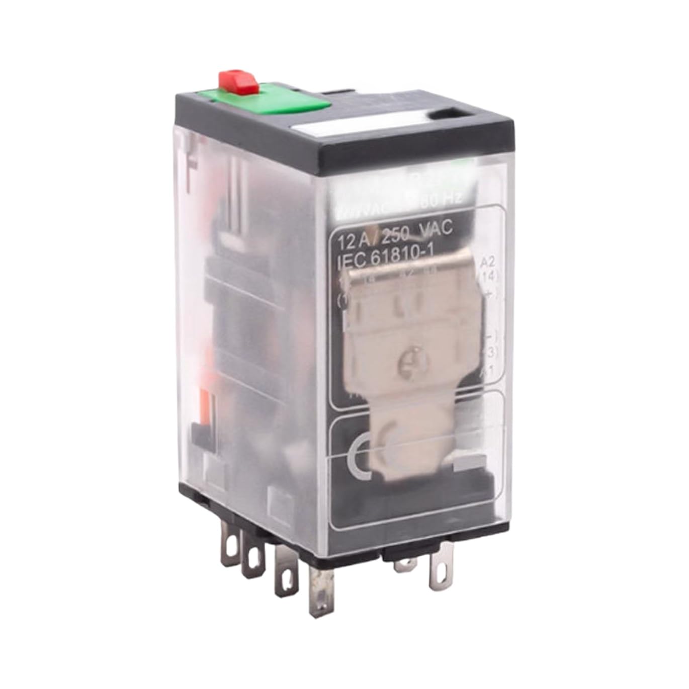 Relé RXM2LB2BD DC24V 220V 8 pines 14(RXM4AB2F7 14-pin 110VAC 6A with base)