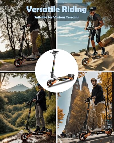 T2 Max 1000W Electric Scooter for Adults with 10 Inch Fat