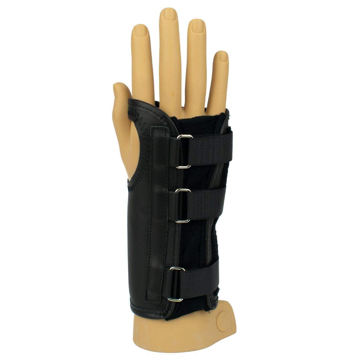 Rolyan Workhard D-Ring Wrist Braces Right Medium Fixed Position Immobilizer for Hand and Wrist Stabilization Recovery Aid for
