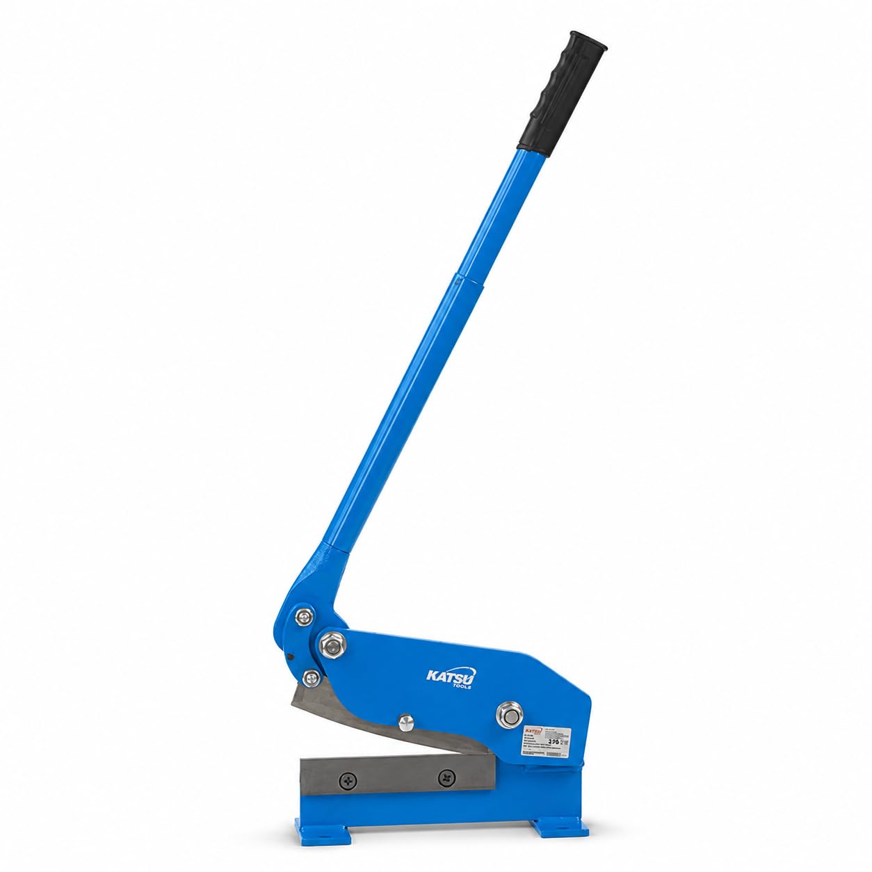 KATSU 200 mm Manuelle Platte Flache Metall Stahlblechschere Scheren, Heavy Duty präzises Schneiden, Metallschere Metall-Cutter Stangenplatte Scher schneidet Blech Rebar Runde Lager
