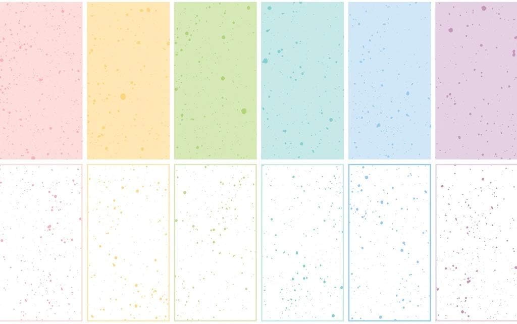 Single-Sided Petite Paper Pack 6"X6" 36/Pkg Speckles, Designs/3 Each, Spiffy Spots, 12 Patterns/3 Each