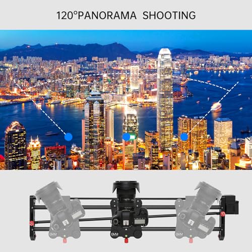Image of GVM Carbon Fiber Motorized Camera Slider - 31 inch /80CM with Remote Control, Supports Time-Lapse Photography, Video Mode, Tracking Shooting for Most Cameras